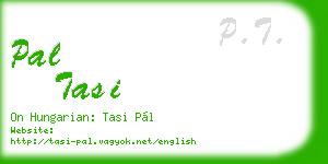 pal tasi business card